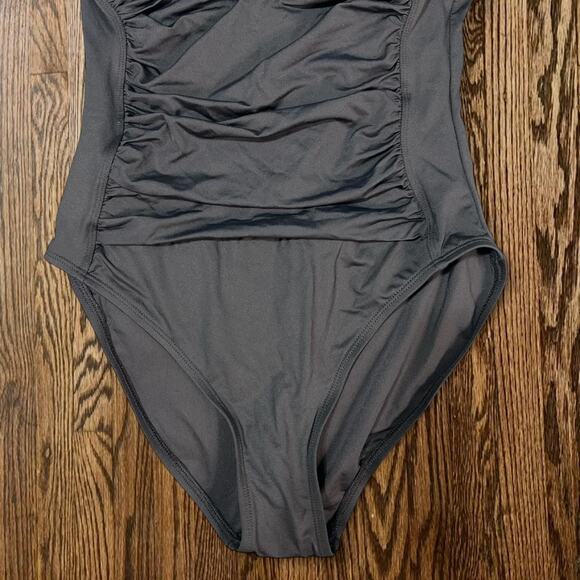 Black one piece swimsuit - Picture 3 of 4